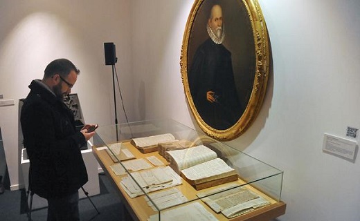 Exposicion del archivo de Simón Ruiz en el Museo de Ferias de Medina del Campo. / FRAN GUTIÉRREZ