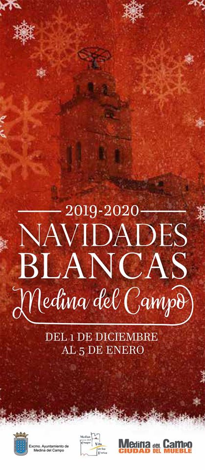 Cartel Navidades Blancas 2019-2020 de Medina del Campo