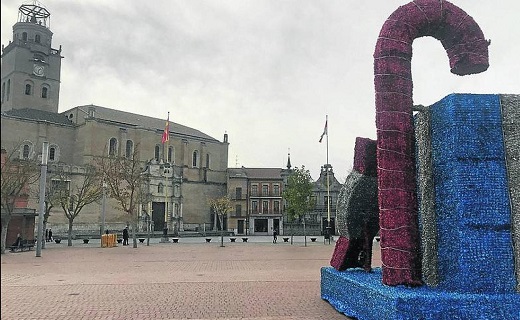 Plaza Mayor de Medina donde se instalará el belén viviente.