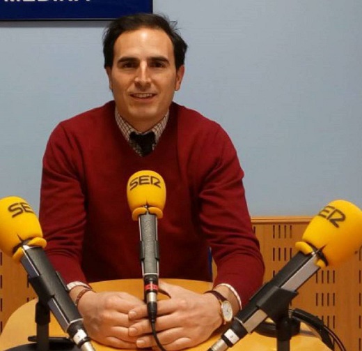 Guzmán Gómez, candidato por el Partido Popular a la alcaldía de Medina del Campo, en los estudios de la Cadena SER / Cadena SER