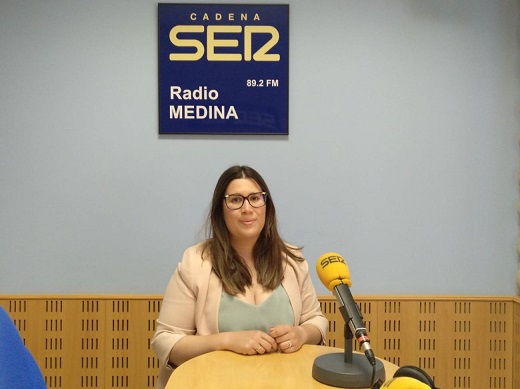 Nadia González, la concejal más joven del Ayuntamiento de Medina / Cadena SER