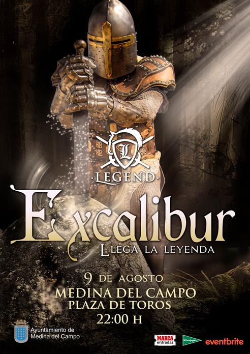 Medina del Campo acogerá el espectacular estreno de La leyenda de Excalibur.