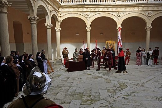Medina del Campo recuerda la llegada de Carlos V a la Villa de las Ferias