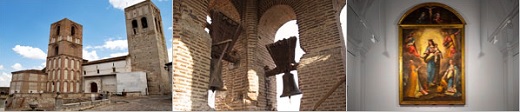 Ermita de la Lugareja Considerada una de las cumbres del románico mudéjar español fue declarada Monumento Nacional. Actualmente es ermita y el edificio es el conjunto de ábsides y crucero de la iglesia del antiguo convento de Santa María de Gómez Román.