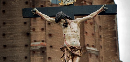 Medina del Campo. Cofradía del Calvario. Santisimo Cristo Crucificado del año 2019