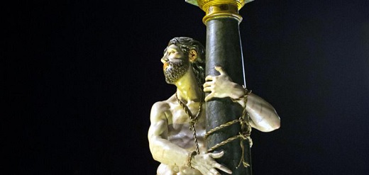 Medina del Campo, Cofradía Penitencial de Nuestro Padre Jesús atado a la Columna. Nuestro Padre Jesus atado a la Columna año de 2019