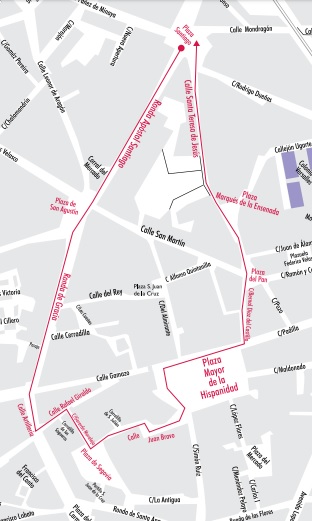 Recorrido de la Procesión de la Caridad