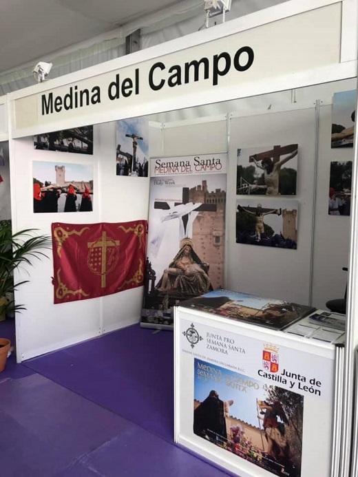 Stand de la Semana Santa de Medina del Campo en el VII Congreso Nacional de Cofradias de Zamora