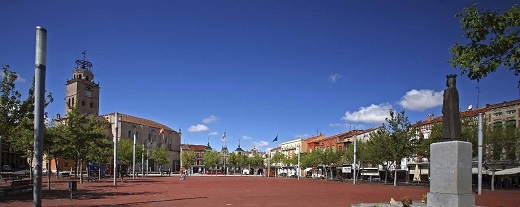 Plaza Mayor de la Hispanidad de medina del Campo