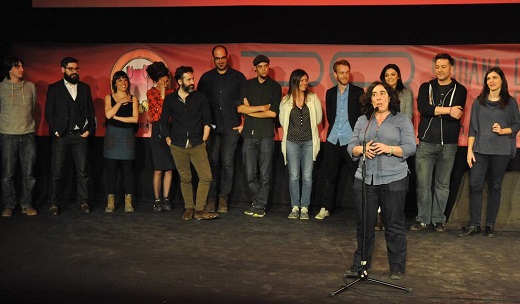 Arantxa Echevarría, en una edición anterior de la Semana de Cine de Medina del Campo. C&C