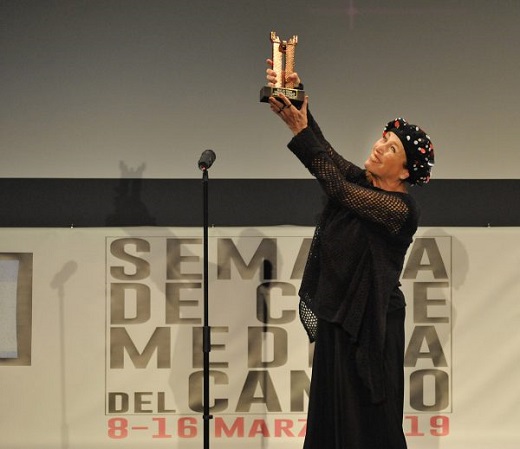 Verónica Forqué fue homenajeada este año con el Roel de Honor.