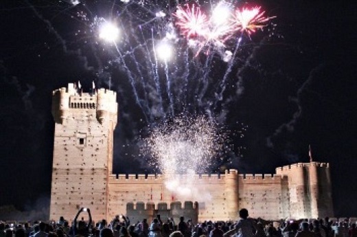 Quema de Medina - Castillo de la Mota // Fotografía: Paula de la Fuente