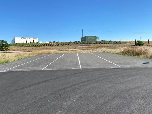 La obra del Centro de Transportes de Medina del Campo avanza satisfactoriamente.