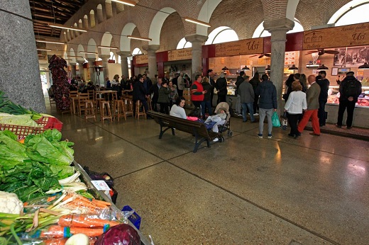 El mercadillo dominical de Medina del Campo.