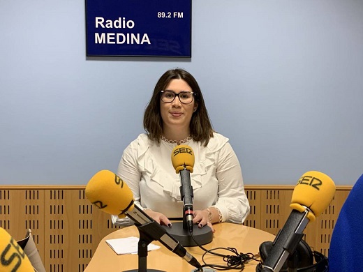 La edil de turismo, Nadia González, adelanta los proyectos turísticos de Medina del Campo / Cadena SER