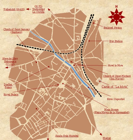 Plano de Medina del Campo