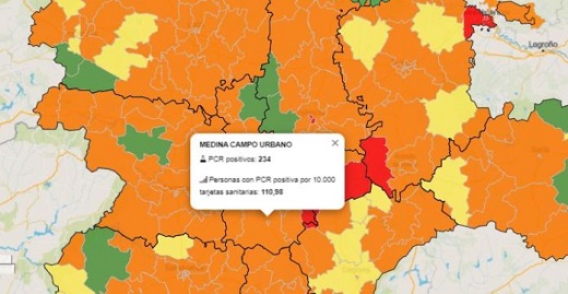 La zona básica de salud Medina Urbana sigue registrando un alto nivel de PCR positivos.