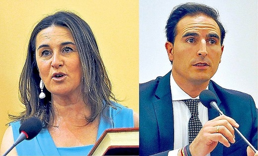 Olga Mohíno y Guzmán Gómez, en una imagen de archivo. E. M.