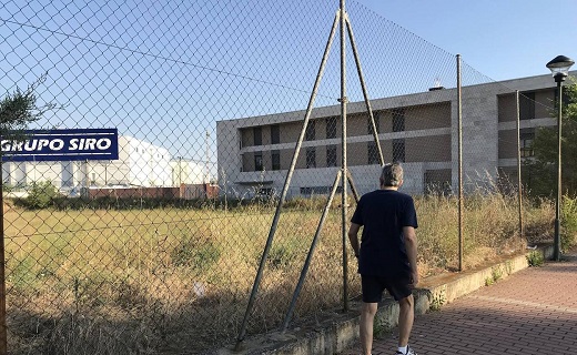 Parcela donde se ubicará la residencia. /