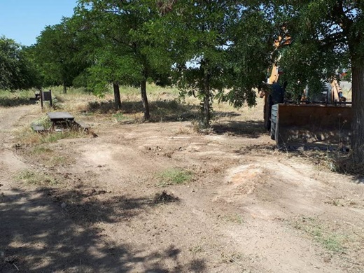 Labores de adecentamiento en el área recreativa de Rodilana / Cadena SER