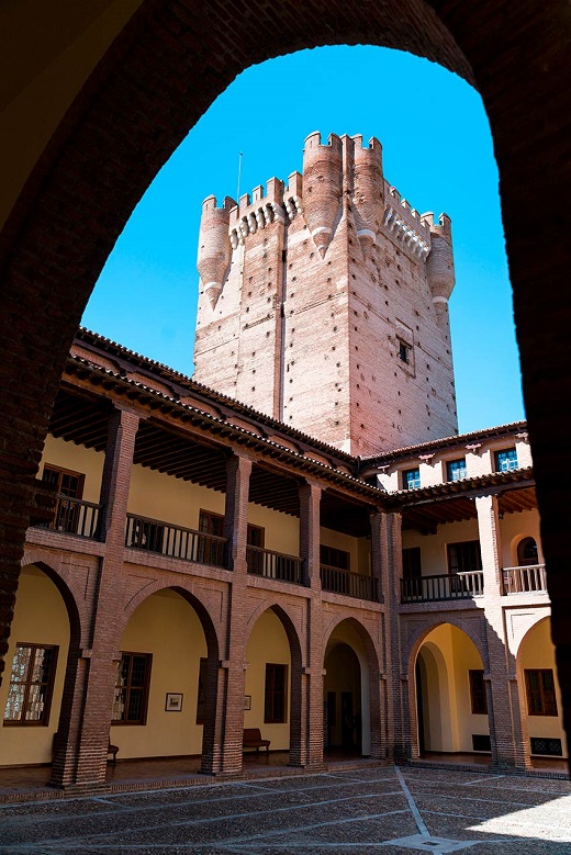 Patio interior del Castillo de la Mota de Medina del Campo