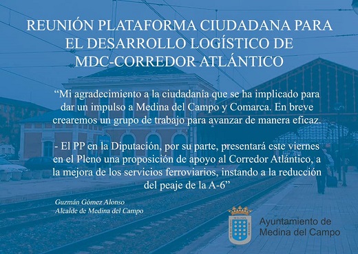 El alcalde de Medina del Campo , Guzmán Gómez informa: