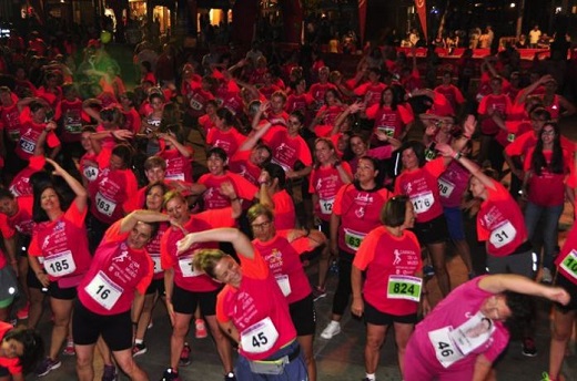 Una de las imágenes que dejó la Carrera de la Mujer 2018