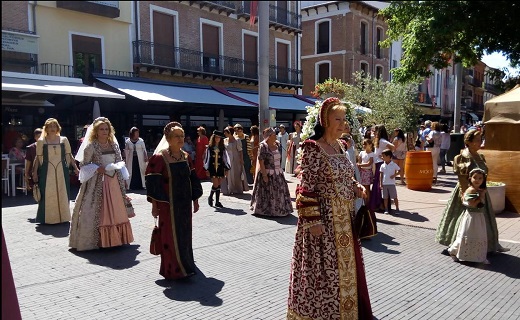 Participantes en una edición anterior de la Semana Renacentista.