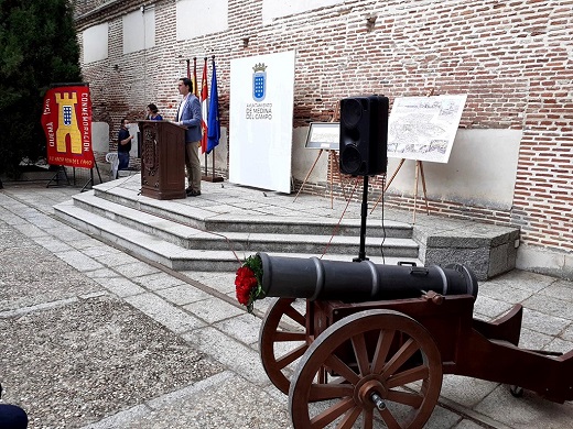 Recepción Oficial celebrada en la mañana de hoy viernes con motivo de la conmemoración del V Centenario de La Quema de Medina del Campo.