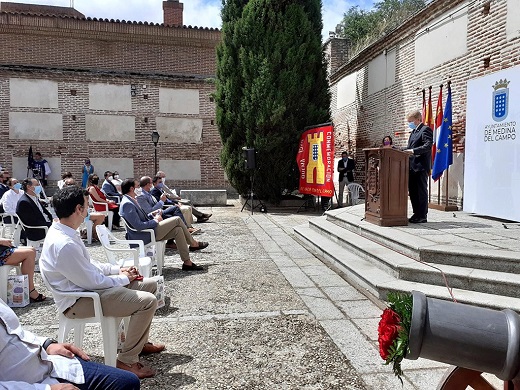 Recepción Oficial celebrada en la mañana de hoy viernes con motivo de la conmemoración del V Centenario de La Quema de Medina del Campo.