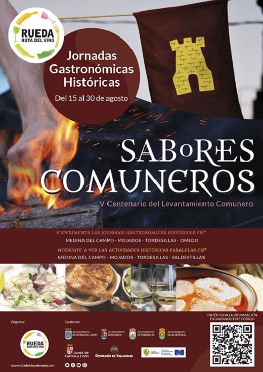 Últimos días para degustar los 'Sabores Comuneros' en la Ruta del Vino de Rueda.