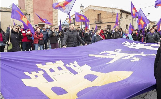 Celebración del día de la comunidad en Villalar de los Comuneros. /