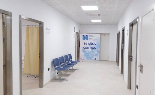 Interior del Hospital de Medina del Campo. / PATRICIA GONZÁLEZ