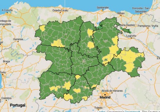 Mapa contagios