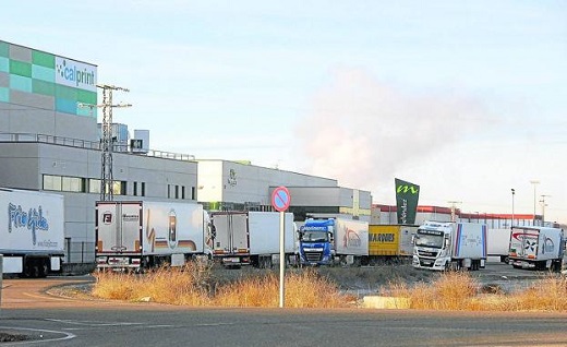 Polígono industrial Escaparate de Medina del Campo, en la carretera entre esta localidad y Olmedo. / EL NORTE