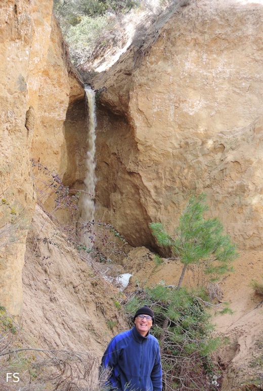 El arroyo Agudilla vierte en el Adaja ¡Una cascada en Valladolid!