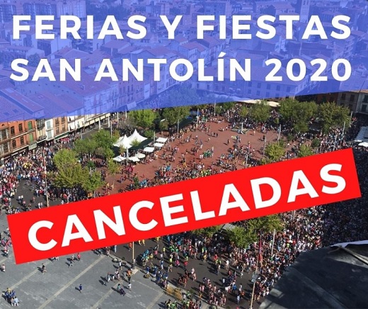 cartel de las Fiestas de San Antolín 2020 !!!CANDELADAS¡¡¡