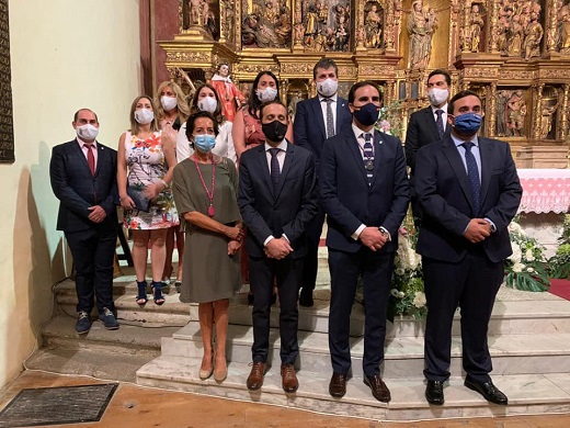 El presidente de la Diputación de Valladolid, Conrado Íscar, acompaña al alcalde de Medina del Campo, Guzman Gómez, en las fiestas patronales de la localidad vallisoletana/Foto: Diputación de Valladolid