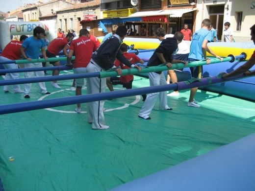 Las peñaolimpiadas son una de las actividades de San Antolín que más peñistas congrega.