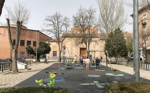 Plaza Don Federico Velasco, que será objeto de obras. / P. G.