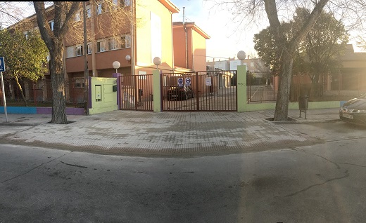 Acceso funcional al colegio Ceip Obispo Barrientos de Medina del Campo