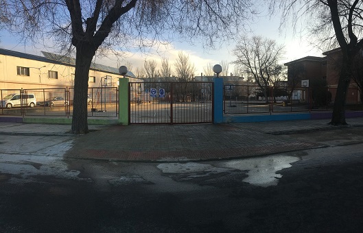 Acceso funcional al colegio Ceip Obispo Barrientos de Medina del Campo