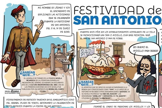 El Ayuntamiento entrega a los centros educativos un cómic para acercar a los estudiantes las actividades de la ‘Feria Chica’. (PUEDE AMPLIARSE)