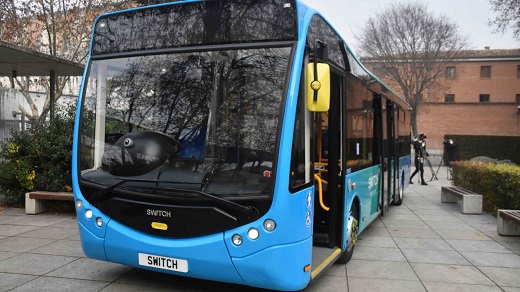 Uno de los autobuses de Switch Mobility
Uno de los autobuses de Switch Mobility