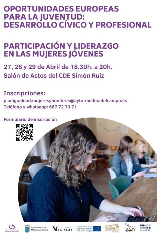 Oportunidades europeas para la juventud: Participación y liderazgo en las mujeres