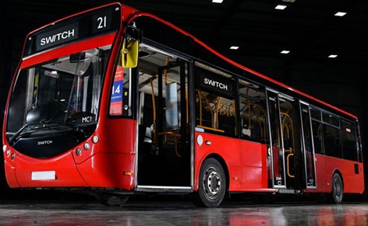 Imagen de un 'metrocity', uno de los autobuses que fabrica Switch Mobility y que circulan por Londres. / EL NORTE