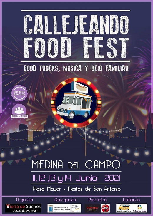 Cartel 1ª Edición Callejeando FOOD FEST