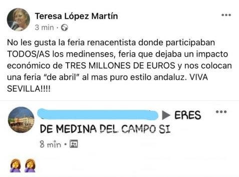 Reacción de la exalcaldesa Teresa López ante esta decoración ha sido de crítica