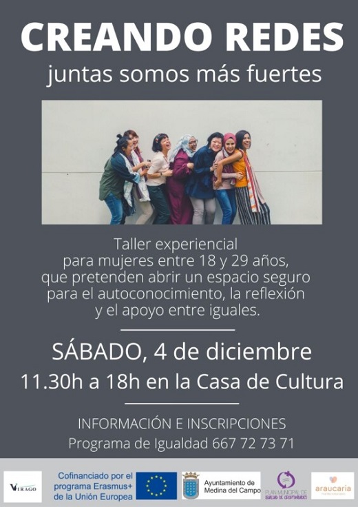 Espacio para el autoconocimiento, reflexión y apoyo entre iguales con ‘Creando Redes’ en Medina del Campo.