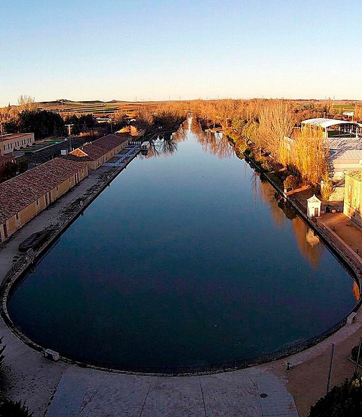 El Canal de Castilla.